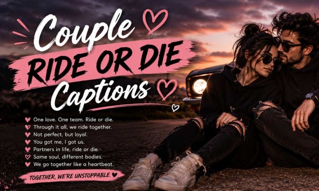 Couple Ride Or Die Captions