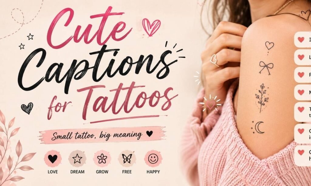 Cute Captions for Tattoos