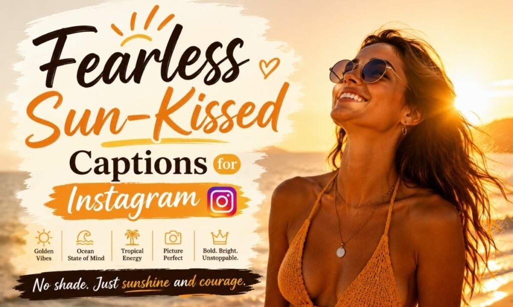 Fearless Sun-Kissed Captions