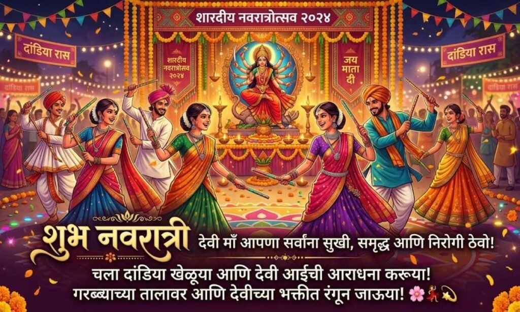 Navratri Captions for Instagram in Marathi
