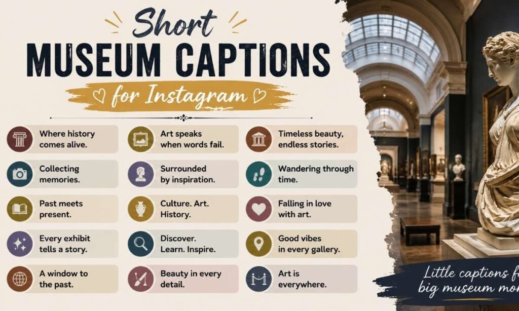 Short Museum Captions for Instagram
