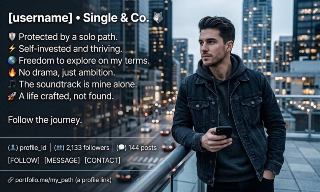 Cool Alone Bio For Single Life