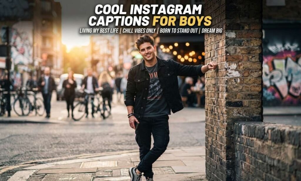 Cool Instagram Captions for Boys