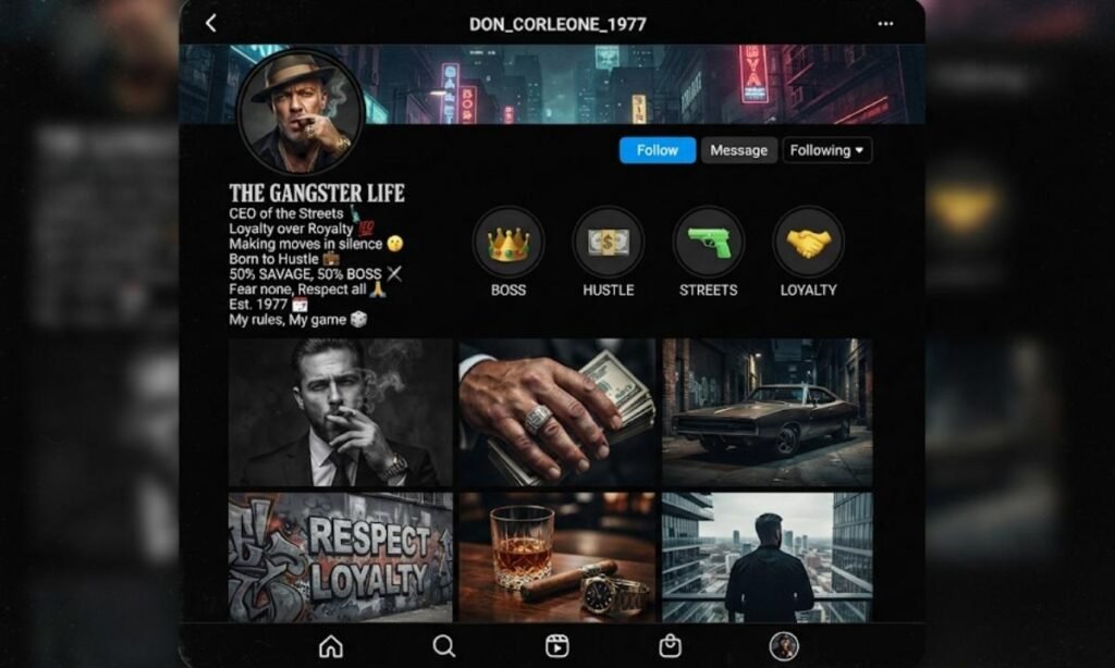 Gangster Bio For Instagram With Emoji