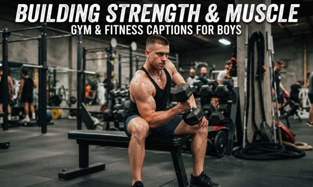 Gym & Fitness Captions for Boys