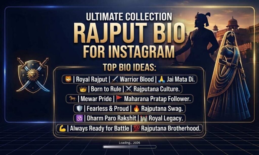 Rajput Bio Instagram