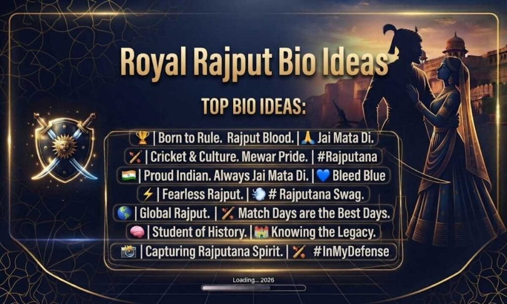 Royal Rajput Bio Ideas
