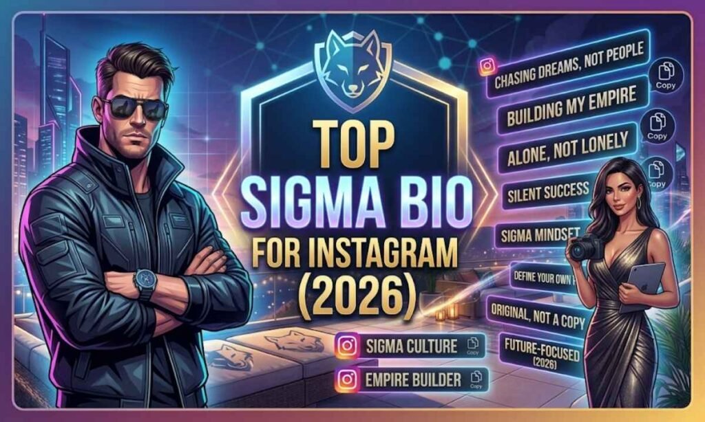 Top Sigma Bio for Instagram
