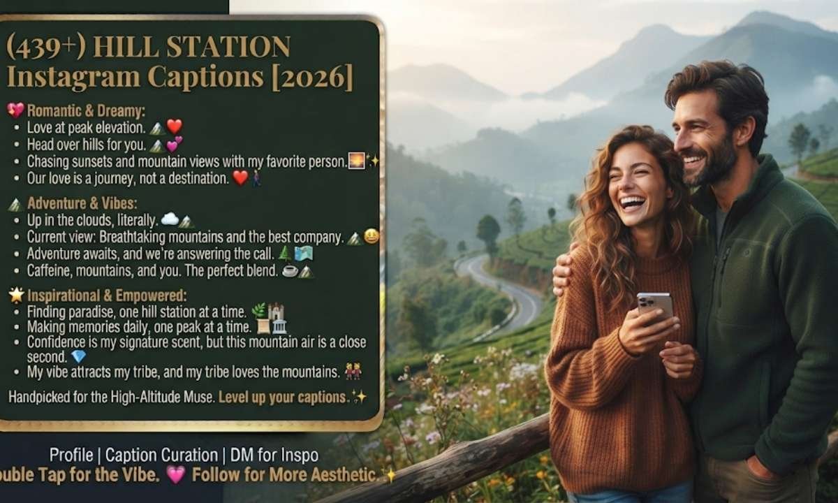 Hill Station Instagram Captions