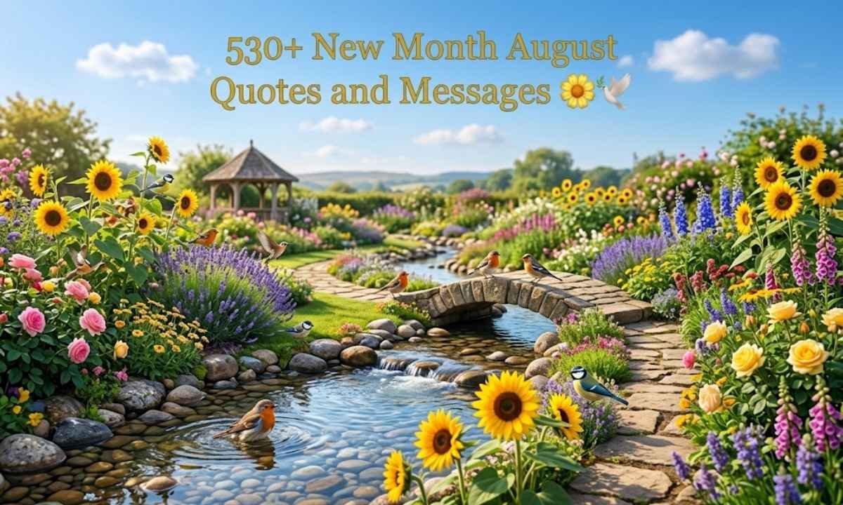 New Month August Quotes and Messages