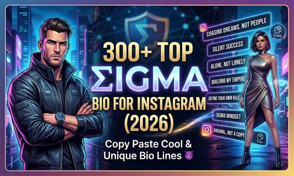 Top Sigma Bio For Instagram Copy Paste Cool & Unique Bio Lines (2026)